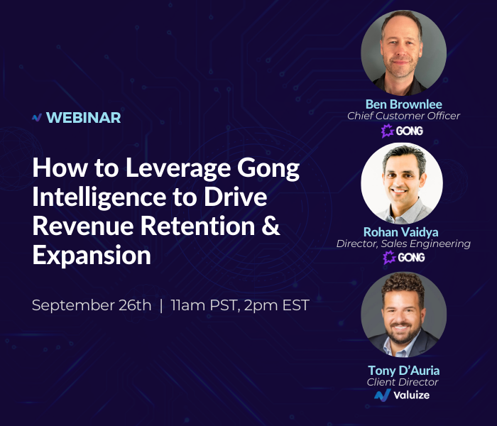 How to Leverage Gong Revenue Intelligence to Drive Revenue Retention & Expansion